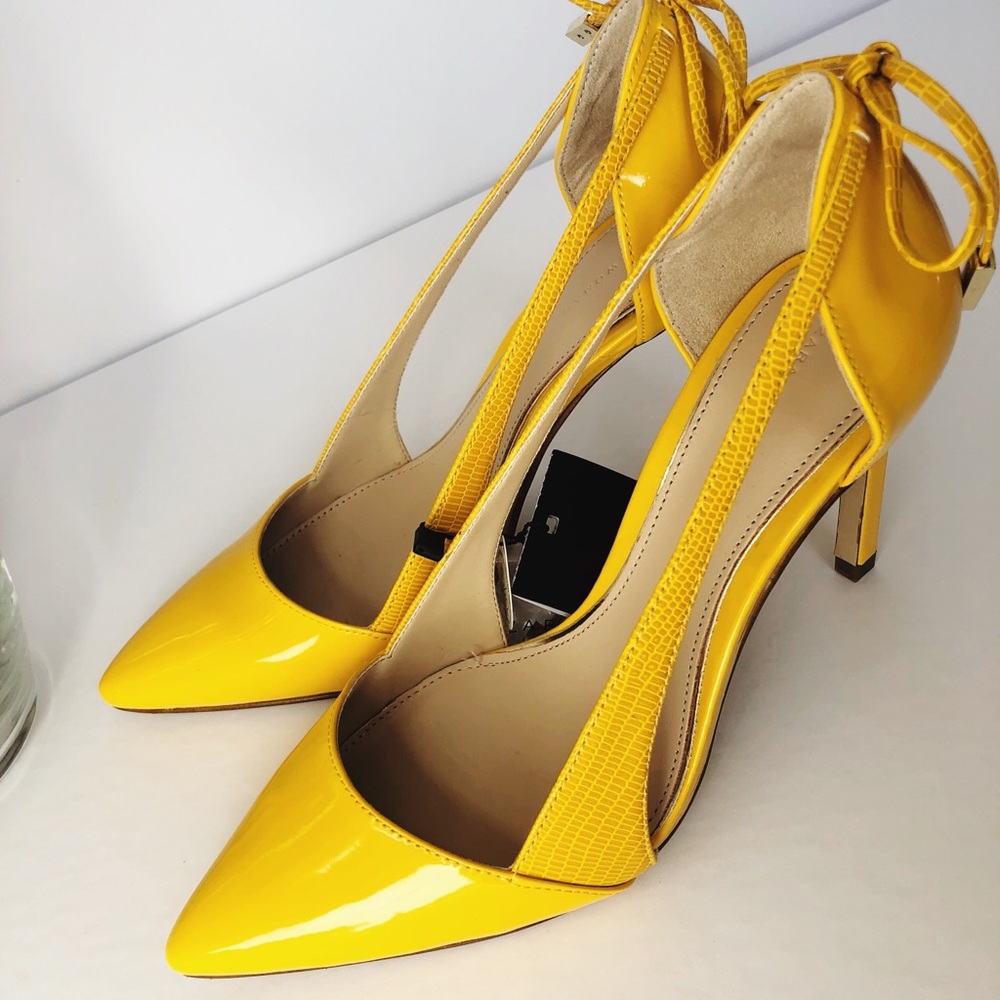 ZARA Yellow Heels